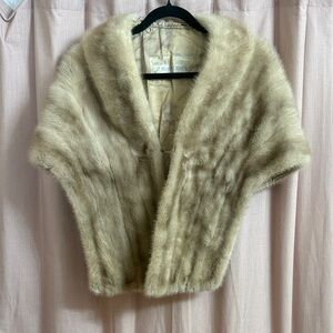Vintage Mink Shawl